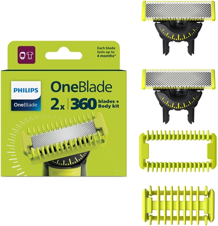 Philips OneBlade 360 QP624/50 náhradné žiletky