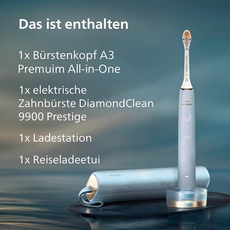 Philips Sonicare 9900 DiamondClean Prestige Limited Edition HX9997/32 elektrische Schallzahnbürste mit App