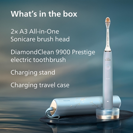 Philips Sonicare 9900 DiamondClean Prestige Limited Edition HX9997/32 Skaņas impulsu elektriskā zobu suka ar lietotni