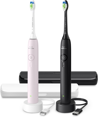 Philips Sonicare 3100 HX4072/42 Sonic Electric Toothbrush duo-pack
