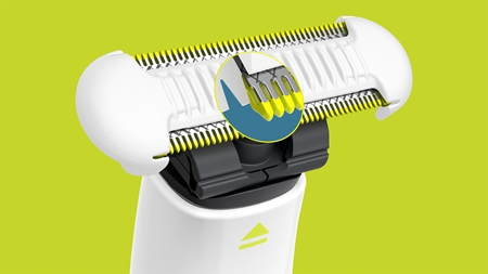 Philips OneBlade Intimate QP1924/28 τρίμερ για την ευαίσθητη περιοχή και το σώμα