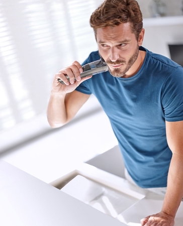 Philips Beardtrimmer Series 7000 BT7210/15 Barttrimmer mit Absauger