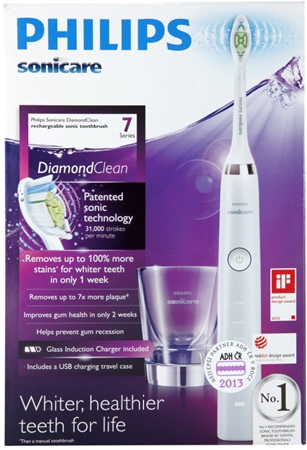 Philips Sonicare DiamondClean HX9332/04 Sonisk elektrisk tandbørste med opladningskop