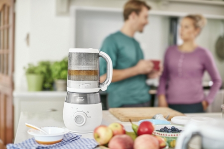 Philips Avent Baby Food Maker 4in1 SCF885/01 Dampfgarer und Mixer 4 in 1