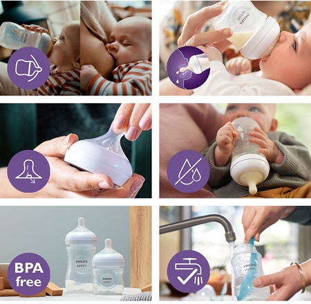 Philips Avent Natural Response SCY966/02 cumlík na fľašu