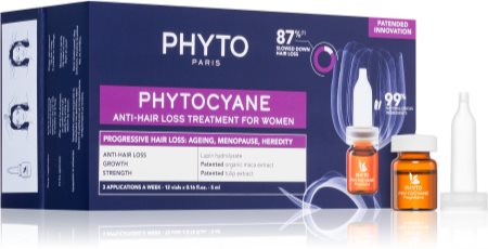 Phyto Phytocyane Anti-Hair Loss Treatment For Women Lokal anti-håravfallsbehandling För kvinnor
