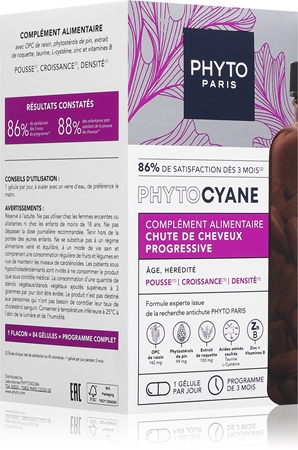 Phyto Phytocyane Intensive+ capsules anti-chute