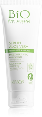 Phytorelax Laboratories Bio Sebum Aloe Vera maska za čišćenje lica s aloe verom