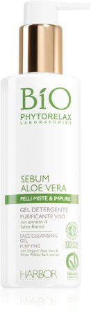 Phytorelax Laboratories Bio Sebum Aloe Vera gel nettoyant doux à l'aloe vera