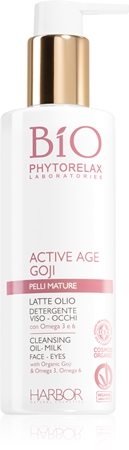 Phytorelax Laboratories Bio Active Age Goji jemné čisticí mléko pro zralou pleť