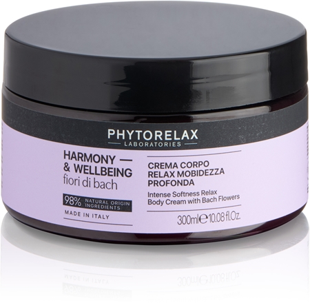 Phytorelax Laboratories Fiori di Bach Nourishing Body Cream for relaxation