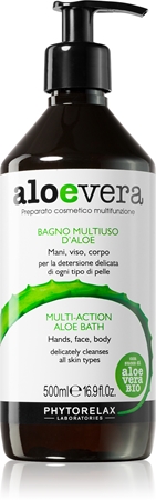 Phytorelax Laboratories Aloe Vera рідке універсальне мило для тіла та обличчя