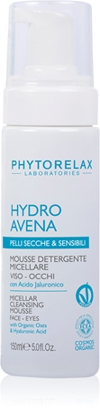 Phytorelax Laboratories Bio Hydro Avena мицеларна почистваща пяна