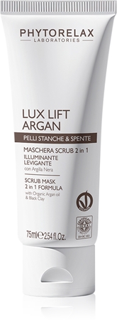 Phytorelax Laboratories Lux Lift Argan Lysnende og eksfolierende maske