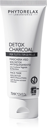 Phytorelax Laboratories Bio Detox Charcoal mască activă și detoxifiantă cu carbon activ
