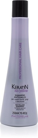 Phytorelax Laboratories Keratin No-Yellow Brassy Tones Neutralizing Shampoo