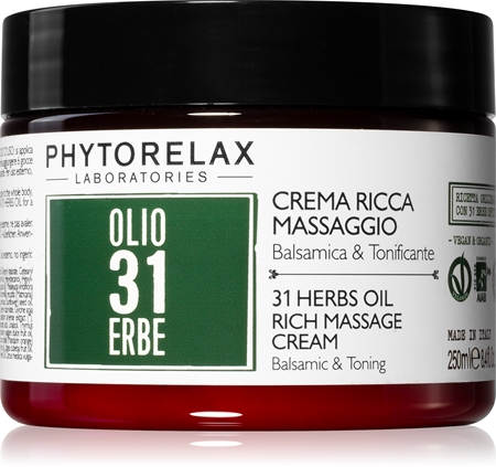 Phytorelax Laboratories 31 Herbs crema per massaggi