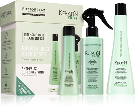 Phytorelax Laboratories Keratin Curly coffret cadeau (pour cheveux bouclés et frisé)