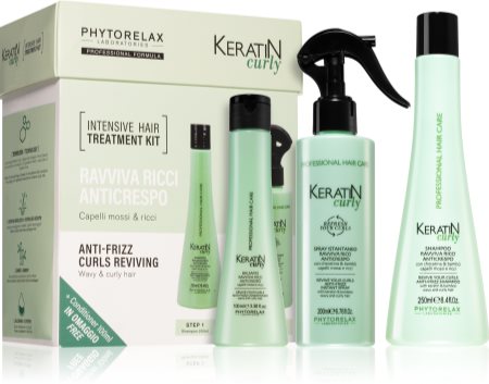 Phytorelax Laboratories Keratin Curly Geschenkset (für welliges und lockiges Haar)
