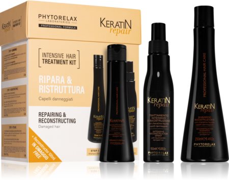 Phytorelax Laboratories Keratin Repair Geschenkset (für beschädigtes Haar)