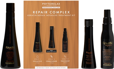 Phytorelax Laboratories Keratin Repair Coffret cadeau pour lisser et régénérer les cheveux abîmés