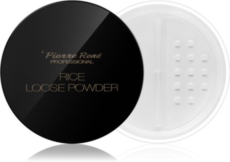 Pierre René Rice Loose Powder poudre transparente matifiante