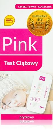 Pink Test ciążowy płytkowy Rasedustest