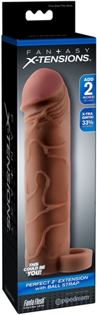 Pipedream Fantasy X-tensions Perfect 2 with Ball Strap copripene