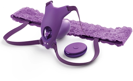 Pipedream Fantasy For Her Ultimate G-Spot Butterfly Strap-On panties with vibrator