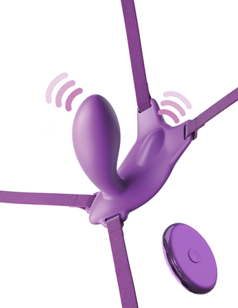 Pipedream Fantasy For Her Ultimate G-Spot Butterfly Strap-On panties with vibrator