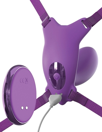 Pipedream Fantasy For Her Ultimate G-Spot Butterfly Strap-On panties with vibrator