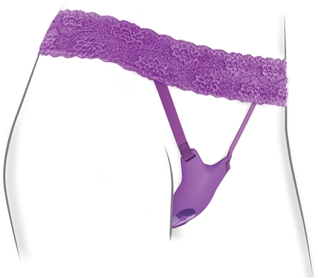 Pipedream Fantasy For Her Ultimate G-Spot Butterfly Strap-On panties with vibrator