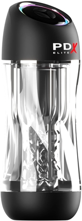 Pipedream PDX Elite ViewTube Pro See-Thru Vibrating Stroker Masturbateur masculin vibrant