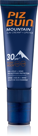 Piz Buin Mountain ochranný krém na obličej a balzám na rty 2 v 1 SPF 30