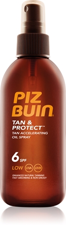 Piz Buin Tan & Protect schützendes Öl für schnellere Bräune SPF 6