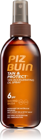 Piz Buin Tan & Protect aceite protector solar para acelerar el bronceado SPF 6