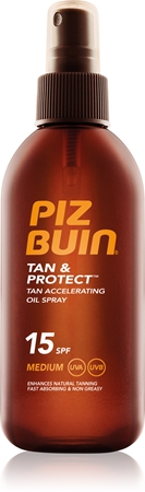 Piz Buin Tan & Protect ochranný olej urychlující opalování SPF 15