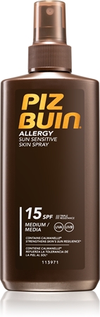 Piz Buin Allergy apsaugos nuo saulės purškiklis SPF 15