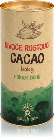 Planet Friendly Cacao boby divoko rastúce kakaové bôby