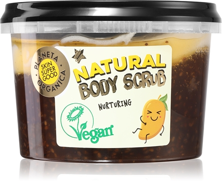 Planeta Organica Organic Mango & Chia Seeds tropikalny peeling pod prysznic