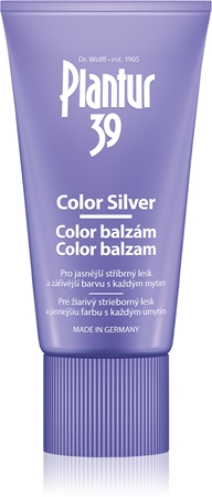 Plantur 39 Color Silver balzsam koffein kivonattal semlegesíti a sárgás tónusokat