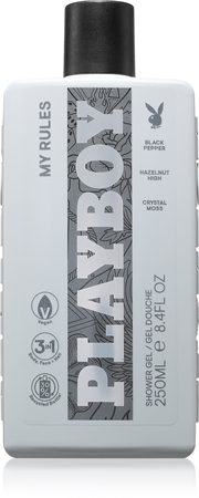 Playboy My Rules Shower Gel 3-in-1 for men