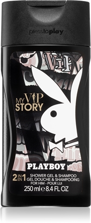 Playboy My VIP Story 2 in 1 gel de dus si sampon pentru bărbați