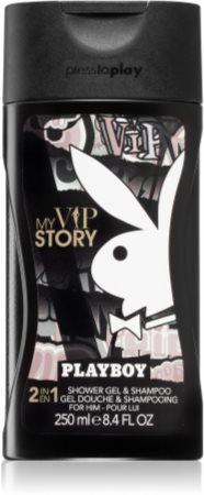 Playboy My VIP Story gel za tuširanje i šampon 2 u 1 za muškarce