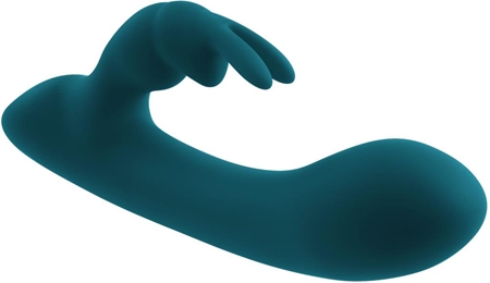Playboy Toys Pleasure Lil Rabbit Green вібратор зі стимулятором клітора