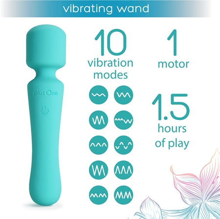 PlusOne Vibrating Wand Baguette de massage