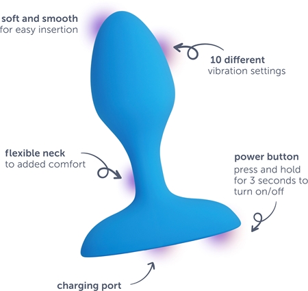 PlusOne Vibrating Plug Plug anal vibrant