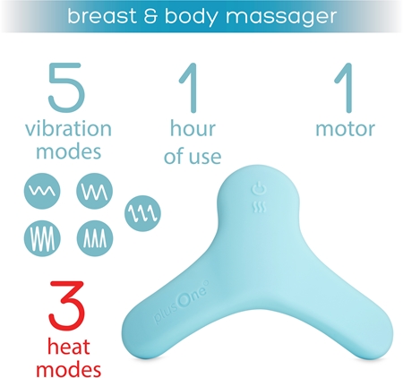PlusOne Heat & Vibration stimulator til krop