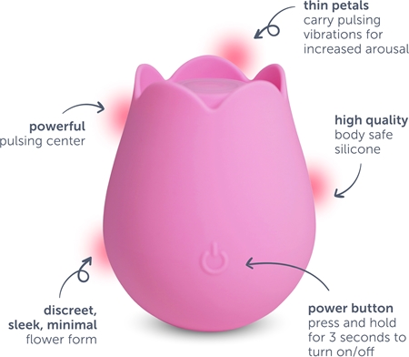 PlusOne Rose Arouser stimulátor klitorisu