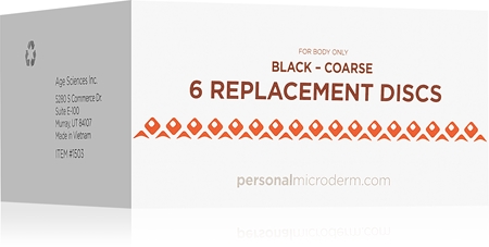 PMD Beauty Replacement Discs Black Coarse Disques de rechange pour aspirateur à points noirs